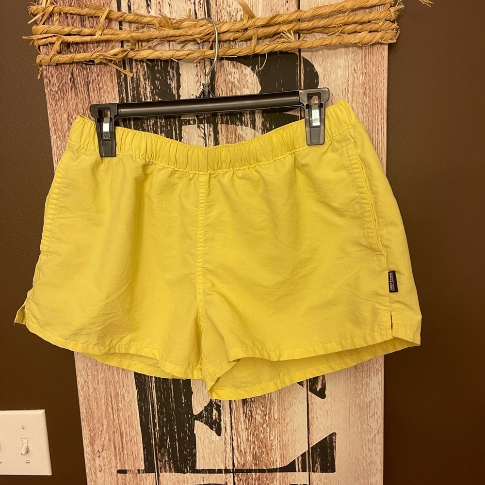 Patagonia barely baggies. Size large.
